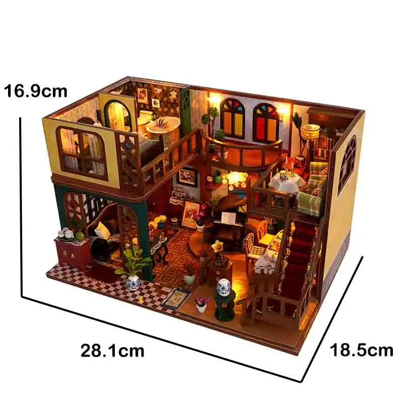 

DIY Miniature Scene Handmade House Loft Assembly Building Model Creative Birthday Gift Toy from Mainland China Cosplay Accessori