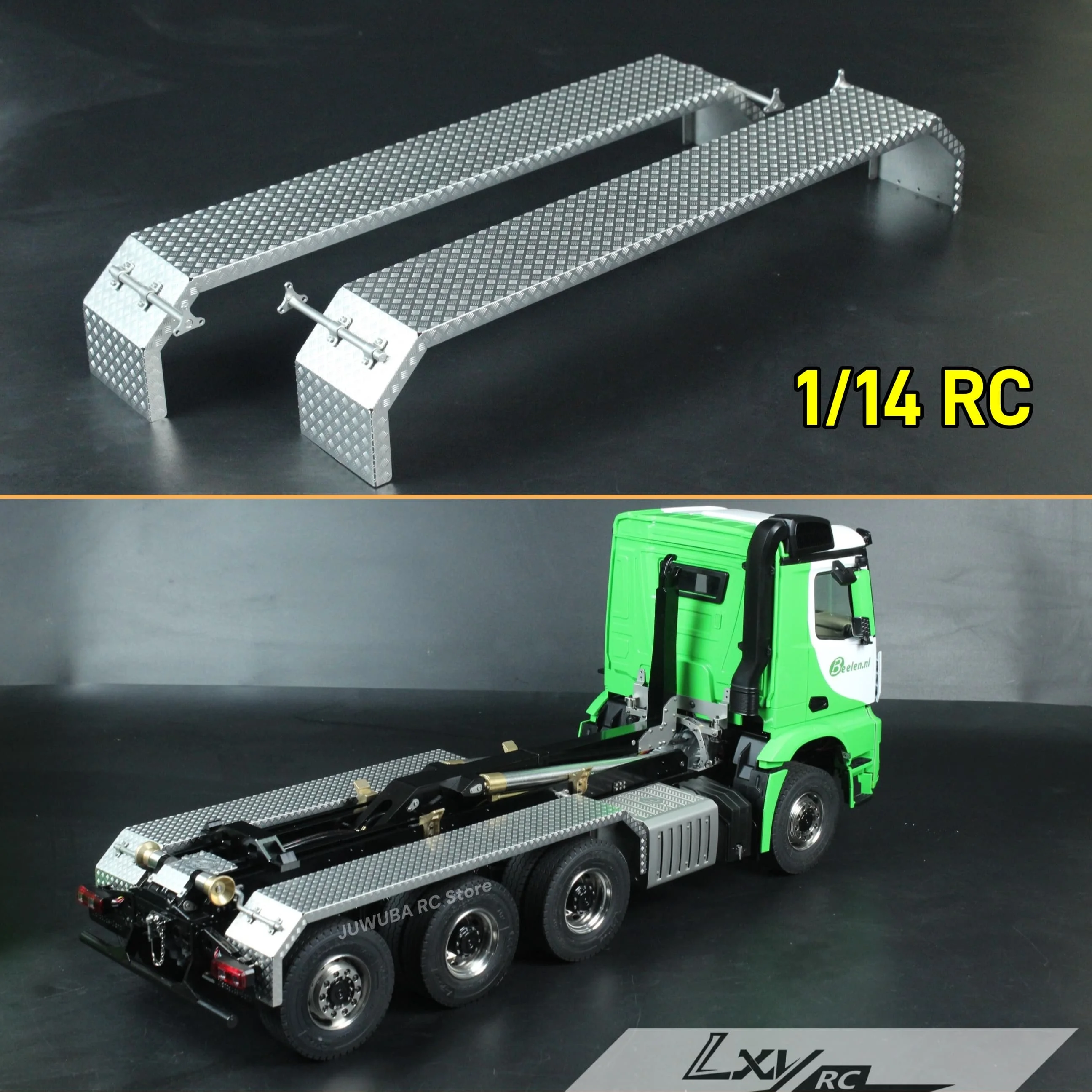 lxy-rc-heavy-duty-truck-3-axle-fender-for-tamiya-scania-volvo-benz-1-14-rc-semi-trailer tractor-dump-truck-diy-upgrade parts