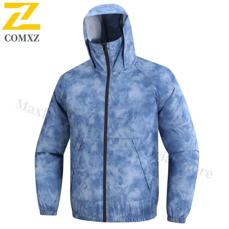 Outdoor Construction Cooling Jacket Men's USB Fan camo Coat Ultra Light Air Conditioning Vest Summer Windbreaker Fishing Worker