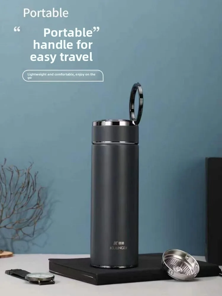 

Kangdi Food ade 304 Stainl Steel Insulated Mug Men's High End Busin Tea Brewing Cup Outdoor Vehicle Mounted Water Cup...