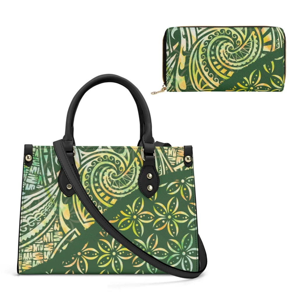 

New Large-Capacity Custom Pattern Women'S Bags, Polynesian Handbags, Casual Hawaiian Printed Bags, Interesting Bags, Samoan Trib