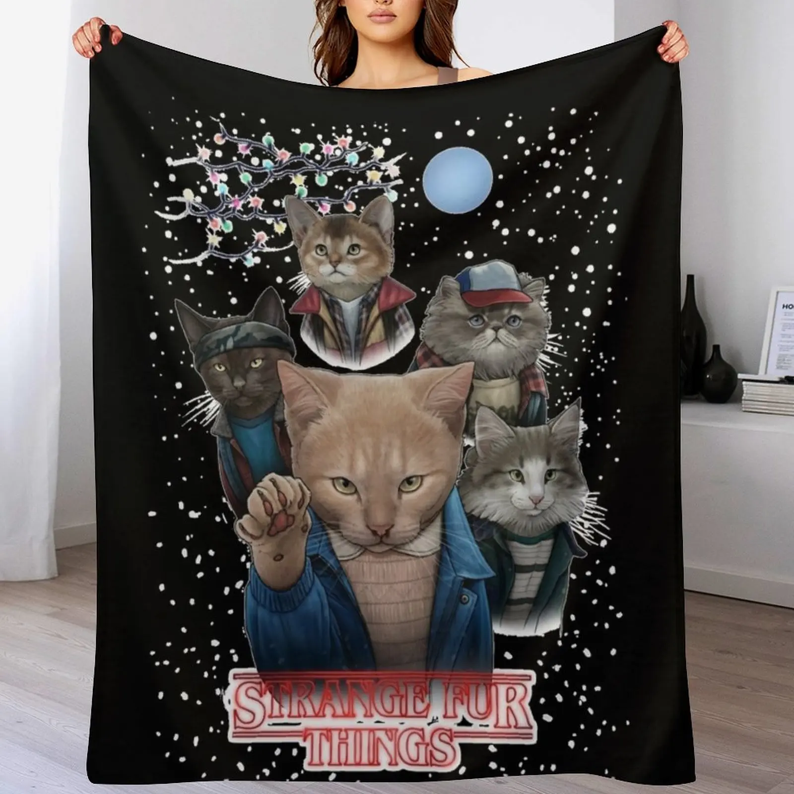 New Strange Fur Things Throw Blanket Custom Extra Large Throw Furrys Softest Blankets