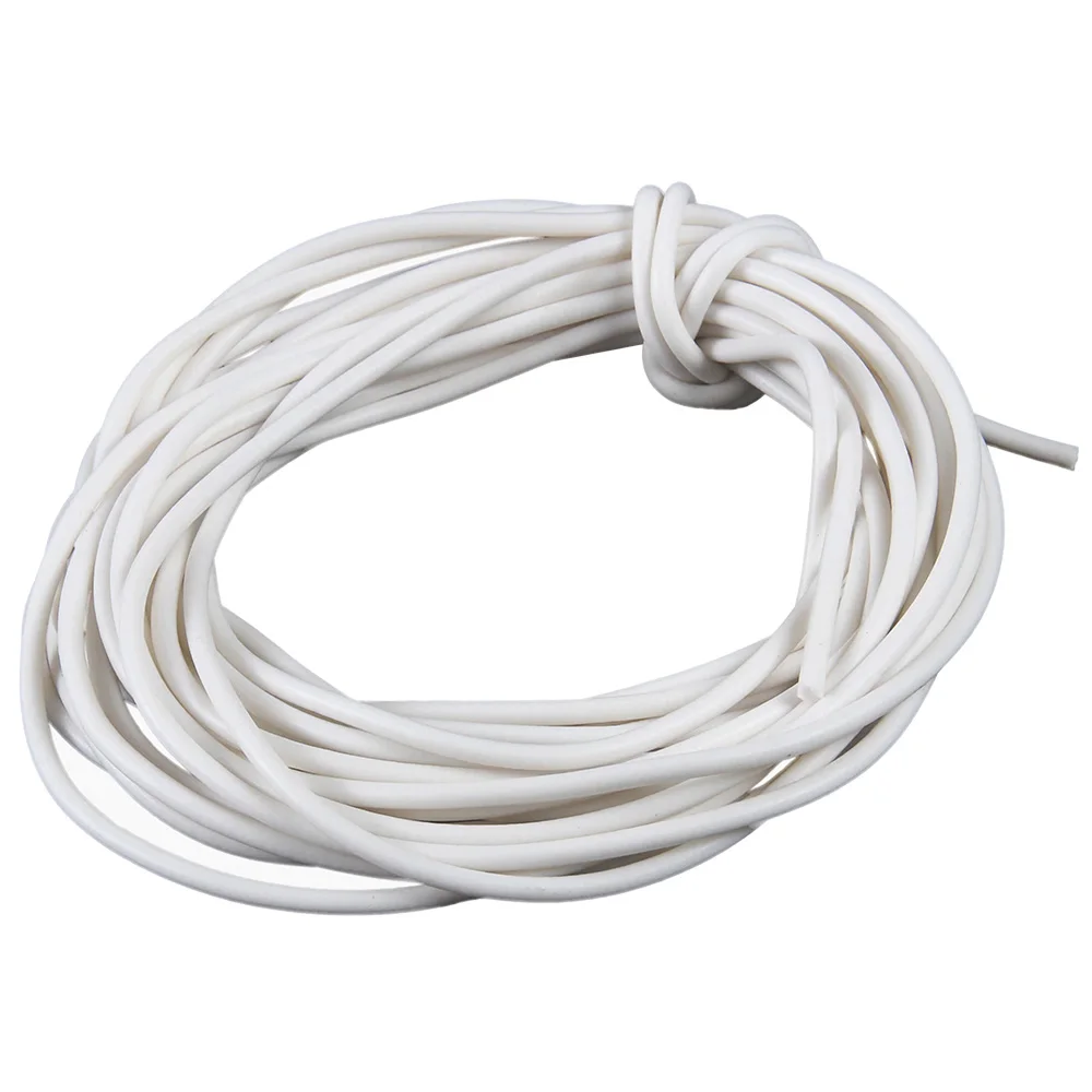 Silicone Rubber Foamed Strip Round Optional Dia 1-15MM White Sponge Backer Rod Seal Strips VMQ Foaming Cord 10 Meters