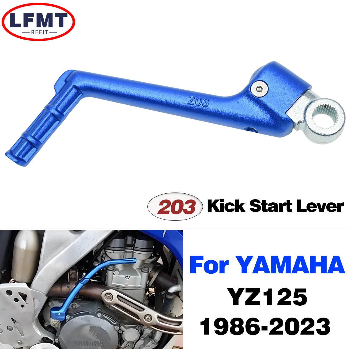 

CNC Forged Kick Start Starter Lever Pedal For Yamaha YZ250 YZ250FX YZ125 YZ250X YZ250F YZ450FX WR450F WR250F YZ450F 1986-2019