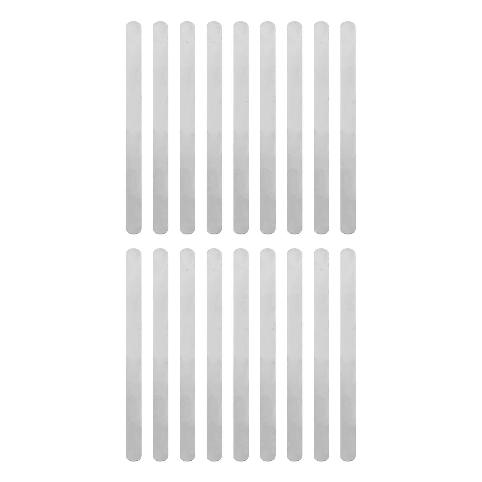 18 pièces de bracelets en acier inoxydable vierges, bracelets vierges, fournitures de fabrication de bijoux, outils de gravure et de marquage DIY, bracelets vierges