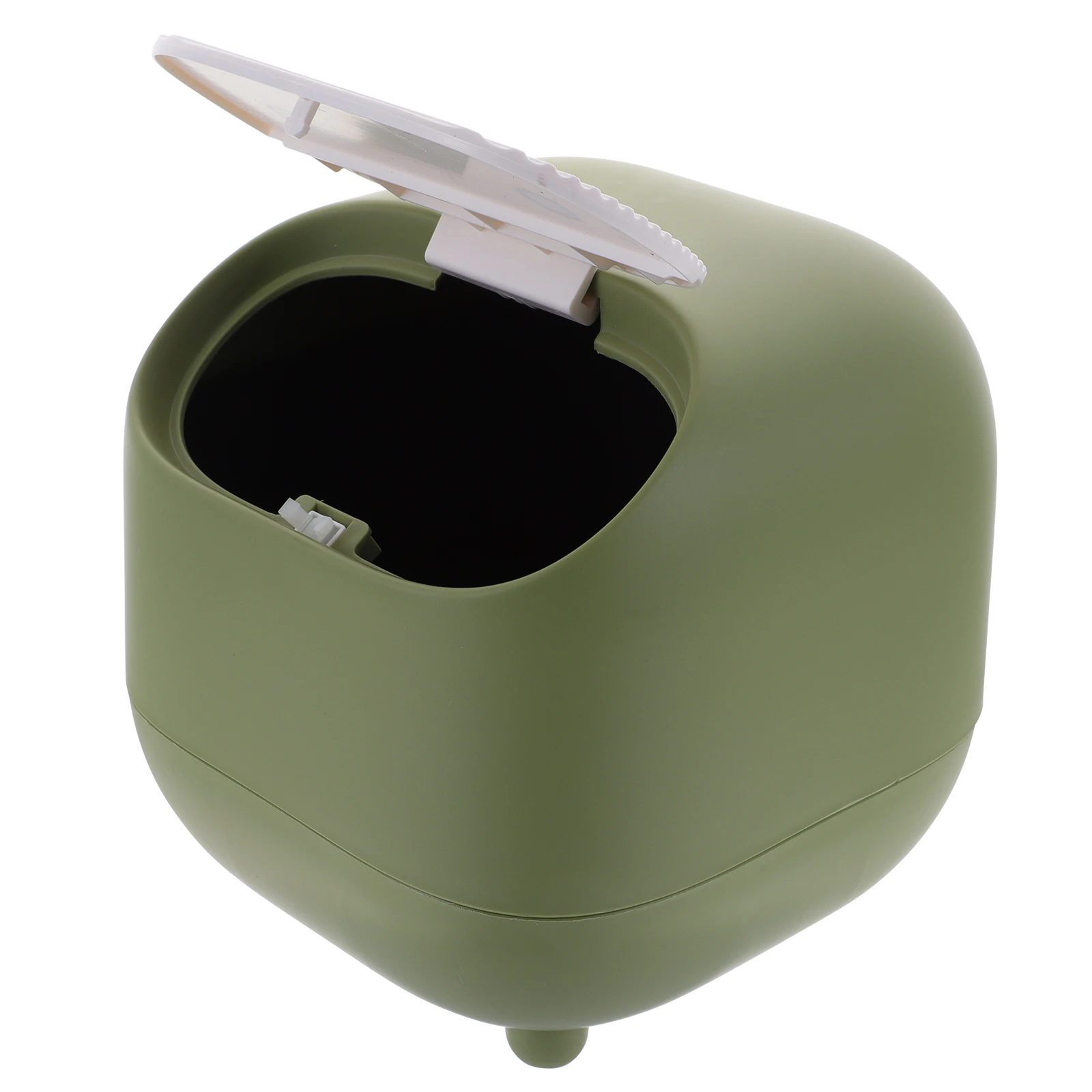 

Pressing Trash Bin Safe Non Deformable Small Garbage Bin Bedside Rubbish Can for Kitchen Living Room Office Small Garbage Can