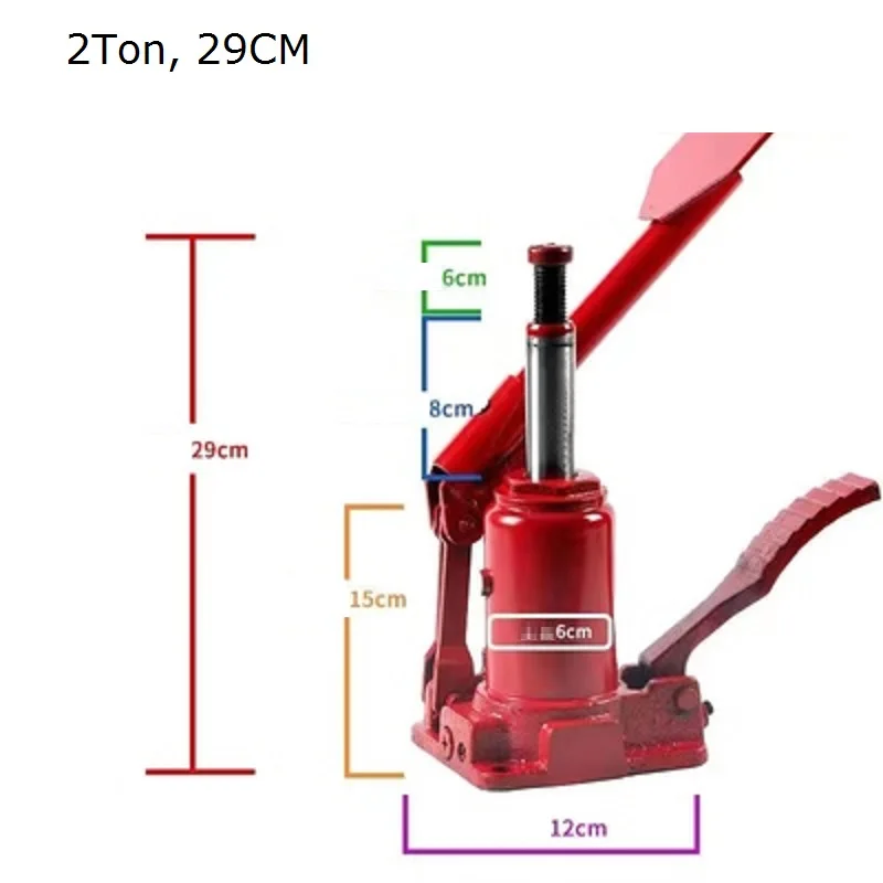 2TON-4Ton Pedal fuß typ hydraulische flasche Jack für ändern reifen von fahrzeug auto off-road-SUV off-road reifen reifen ändern – Detail 2
