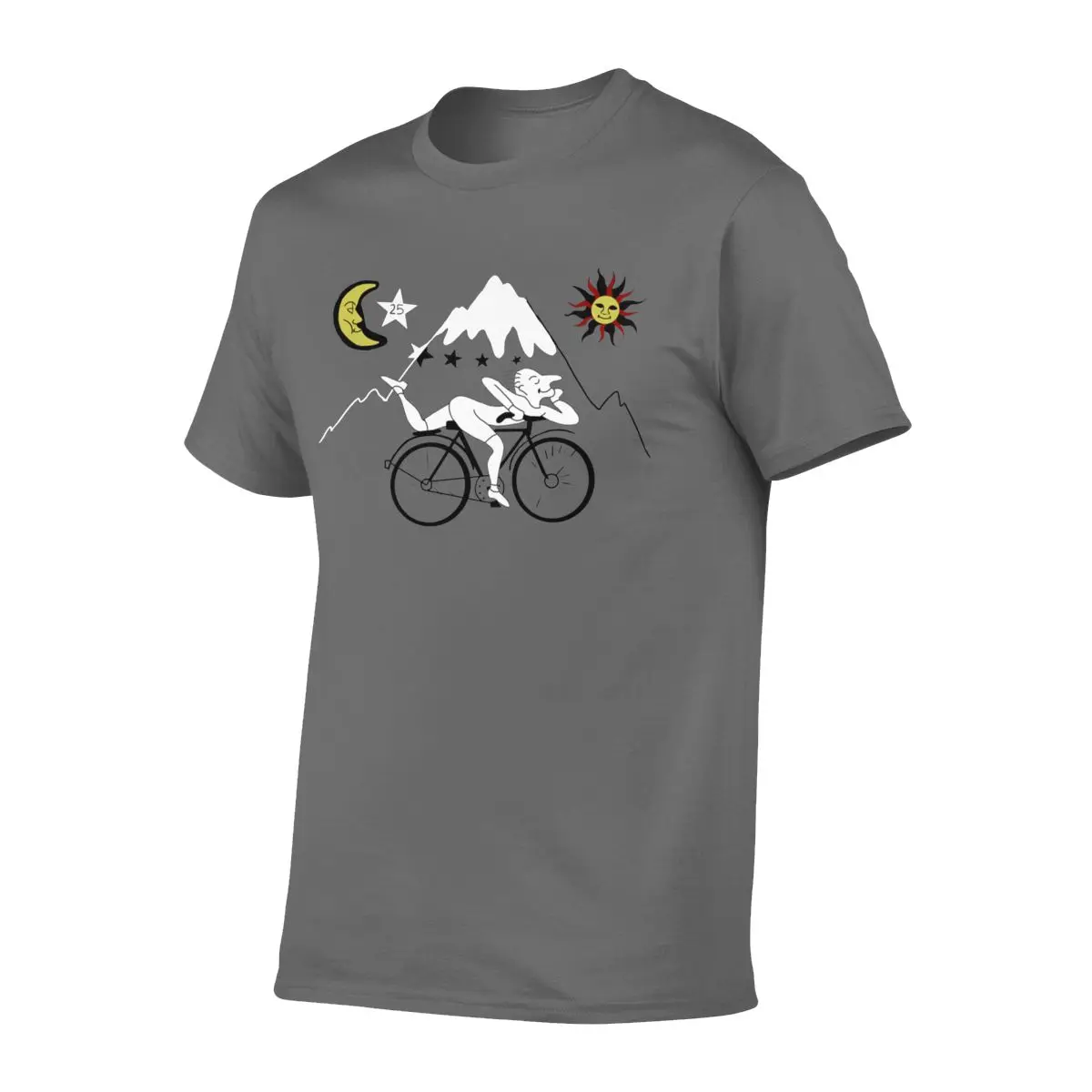 Albert Hoffman Bicycle Day Retro T Shirt Men 1943 cycle lsd trip acid day Fun Graphic T-Shirt Round Neck Beach Tshirt Gift Tees