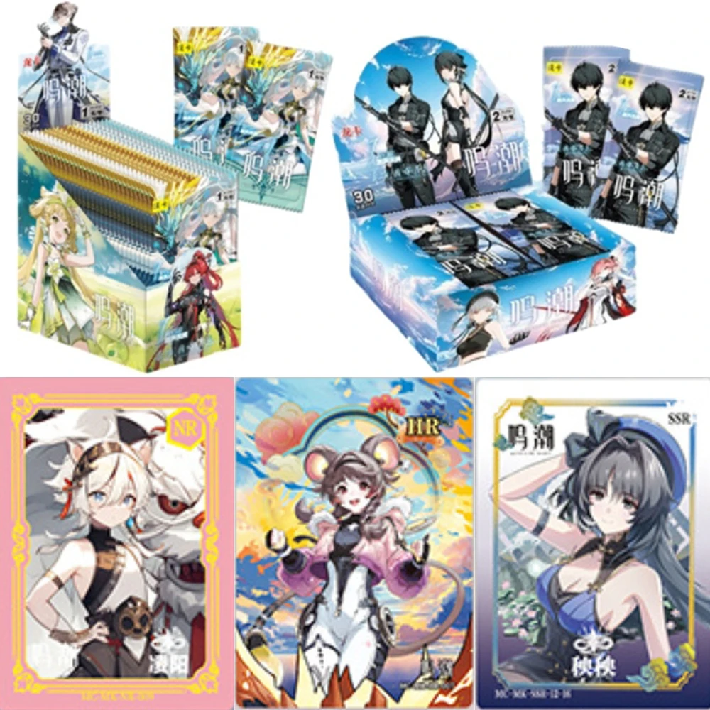 

Wuthering Waves Card Tide Celebration Collection Card Animation Online Game Comic Characters Photocard Flash Card Gifts Toys