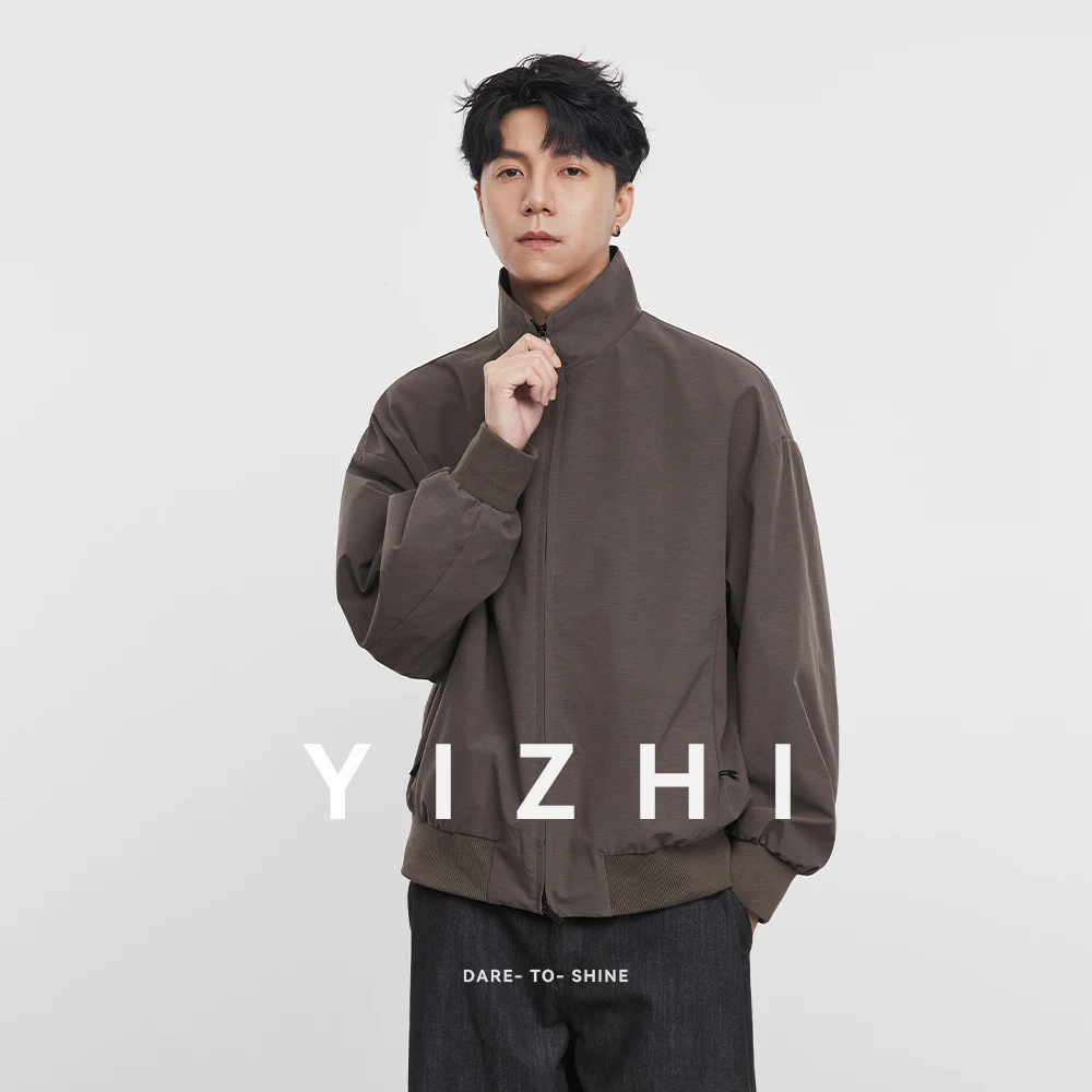 Fashion Men's Stand Collar Skin-friendly Jacket Spring Autumn 2025 New Functional Casual Zipper Jacket Top Men's Sports Jacket