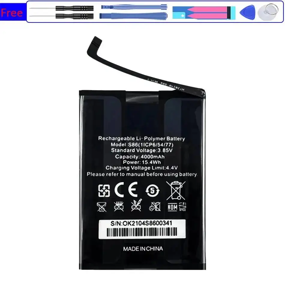 

Mobile Phone Battery Long-Lasting For Oukitel Wp12 4000Mah