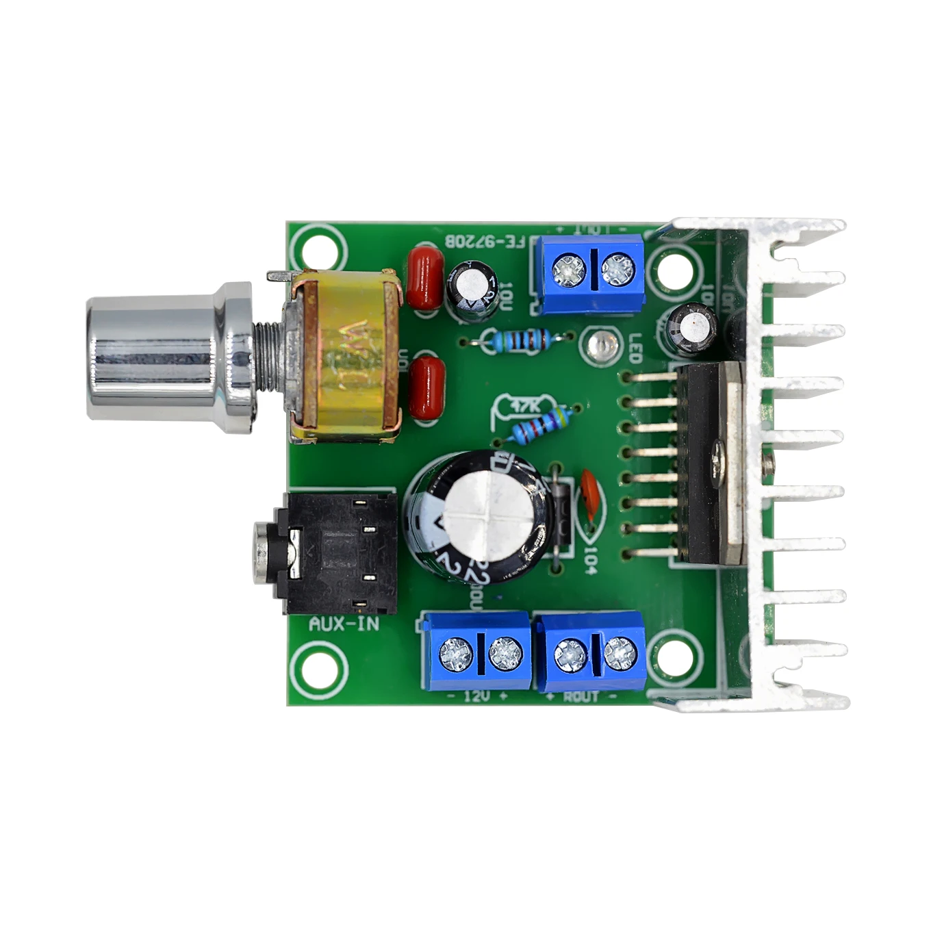 AC/DC 12V TDA7297 2x15W Digital Audio Amplifier DIY Kit Dual-Channel Module