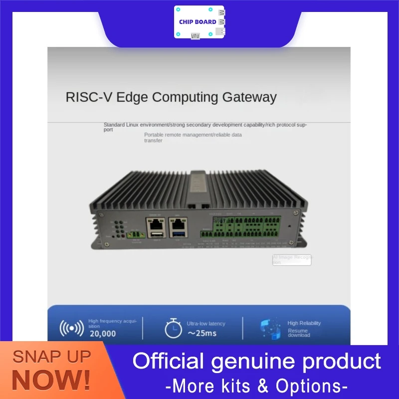 

Промышленный шлюз Starfive RISC-V с 4-ядерным процессором, 64-битным Linux, двумя портами Gigabit LAN, RS232/RS485, USB, WiFi, HDMI2.0