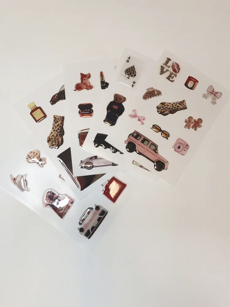 

Cute 3D Stickers for Phone Case DIY Resin Decorative Set