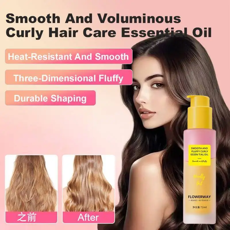

Curl Oil Hair Essence Oil Smooth Volume Conditioning Oil Hair Repair Shine Oil