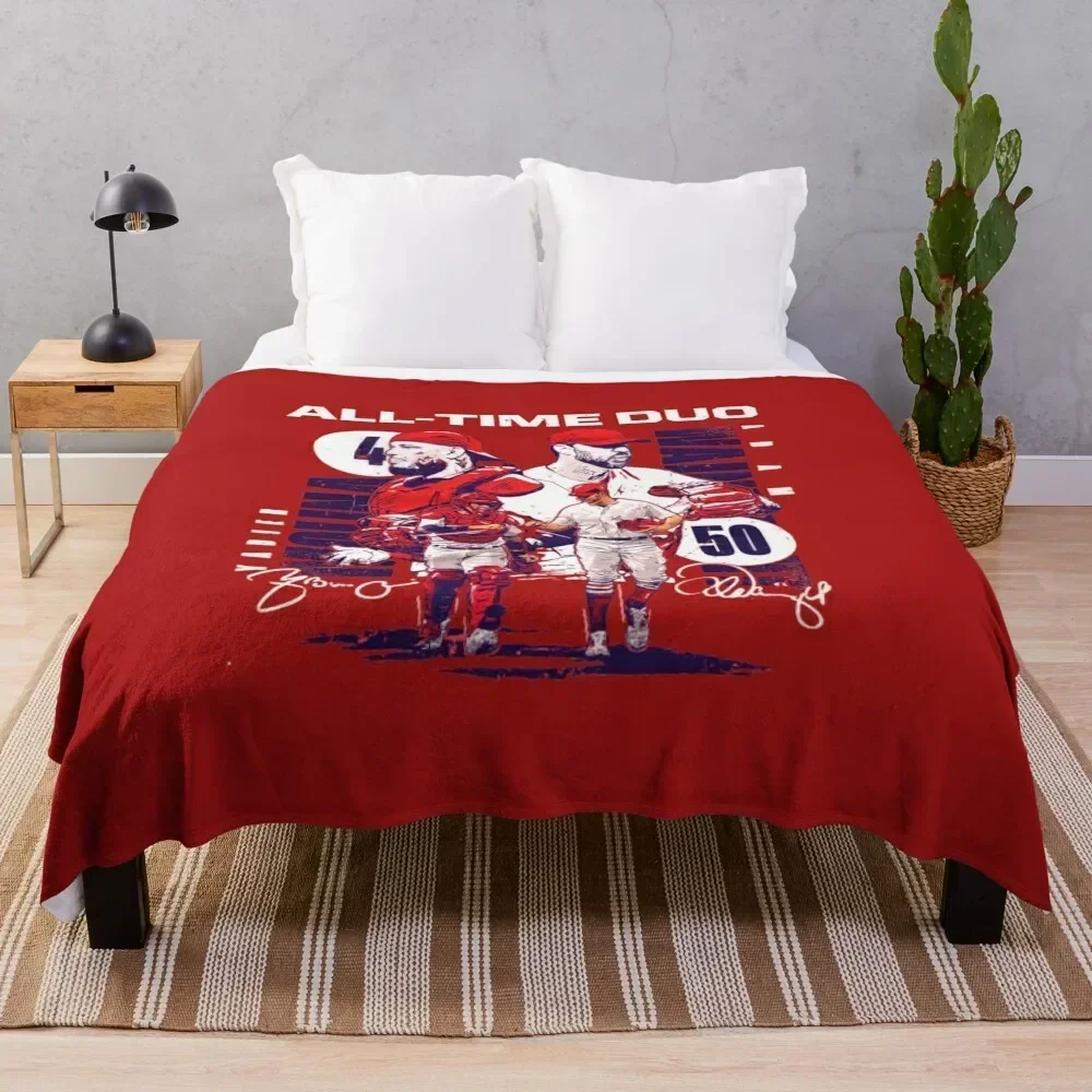 

Molina and Wainwright all time duo Throw Blanket Soft Warm Blanket Gift for Grandparents