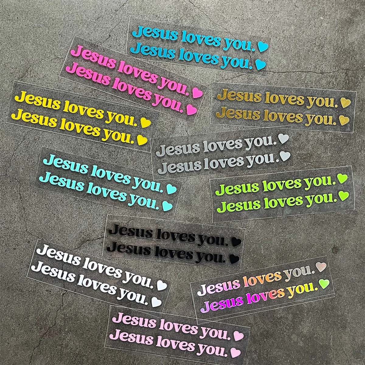 

2 шт./компл. наклейки в форме сердца «Love You» (черный/белый) - водонепроницаемый винил для декора велосипеда и ноутбука