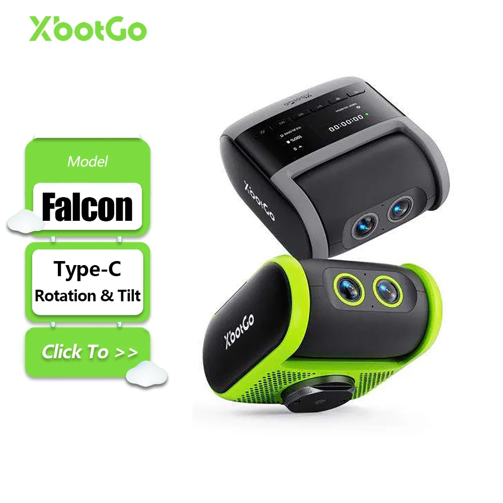 XbotGo Falcon AI Auto Sports Motion Camera for Automatically Track and Record Sports Predictive AI Tracking of Ball/Players