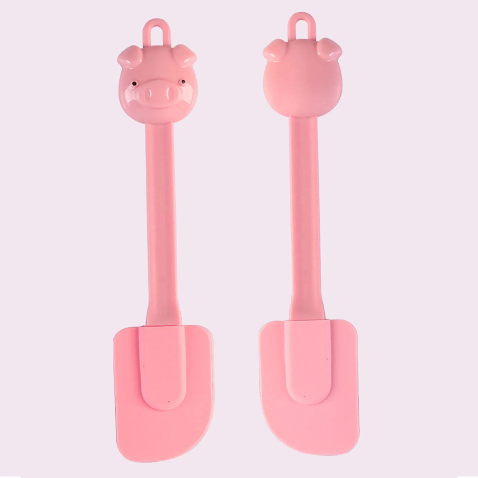 Silicone Spatula Pastry Brush Dishwasher Safe Silicone Pink Pig Spatula Brush Utensils for Kitchen Cooking