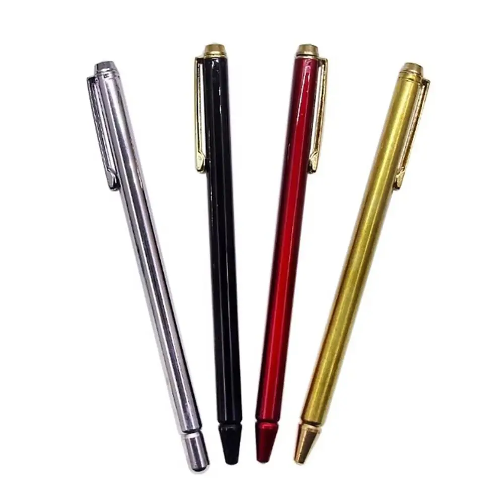 1Pcs New Brass Alloy Dowsing Rods Metal Pen Shape Divining Rods Portable Flexible Rotation L Rods for Detecting Water