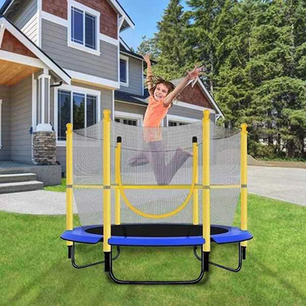 Y67A 10 Uds cubierta de postes de trampolín tubo de espuma acolchado 40CM tubo de espuma esponja carcasa protectora mangas de poste de trampolín azul