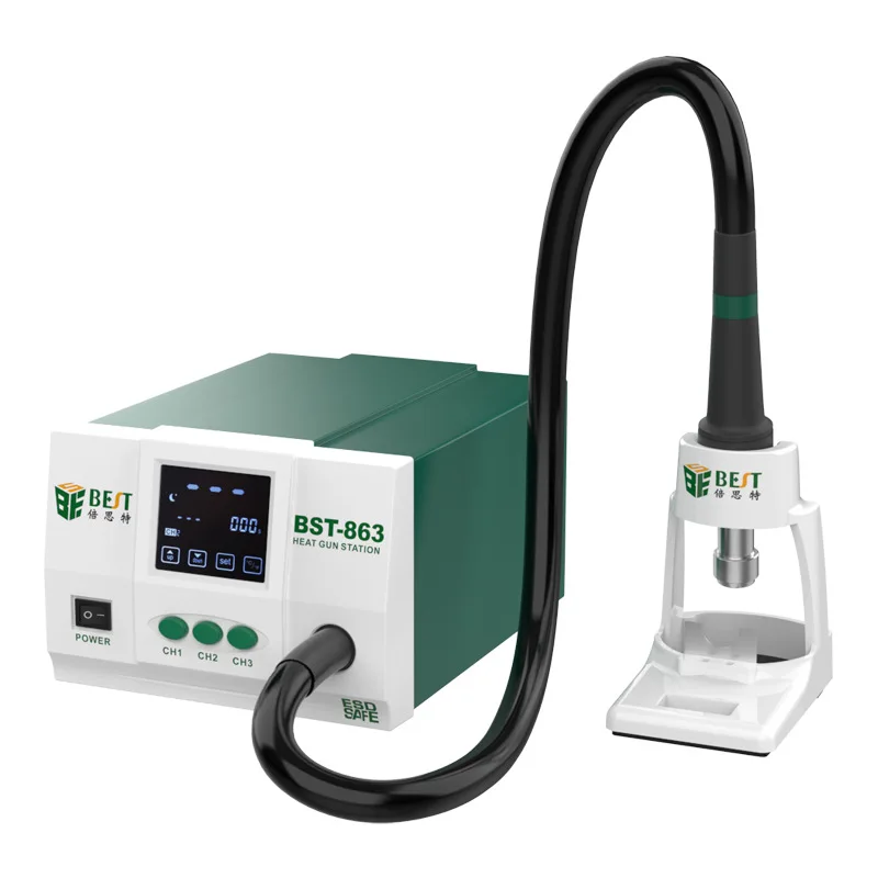 Hot Air Gun Desoldering Station Anti-static Welding Station BST-863 Digital Display LCD Touch Thermostat Constant Temperature