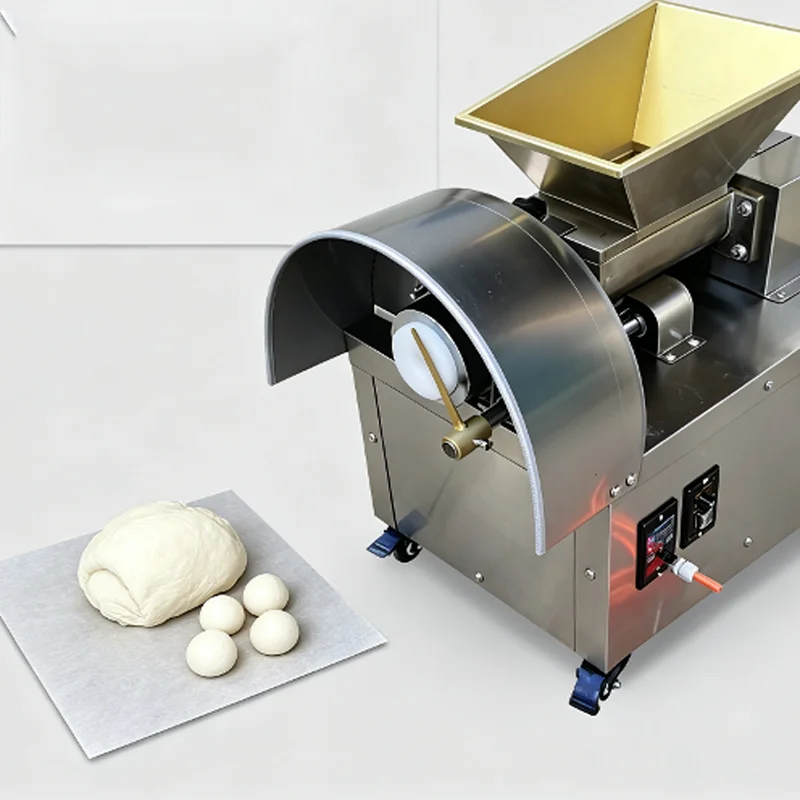 Small Automatic Dough Divider Machine Stainless Steel Mini Dough   Cutting Equipment for Bakery Pizza Bread Pastry Small Shop