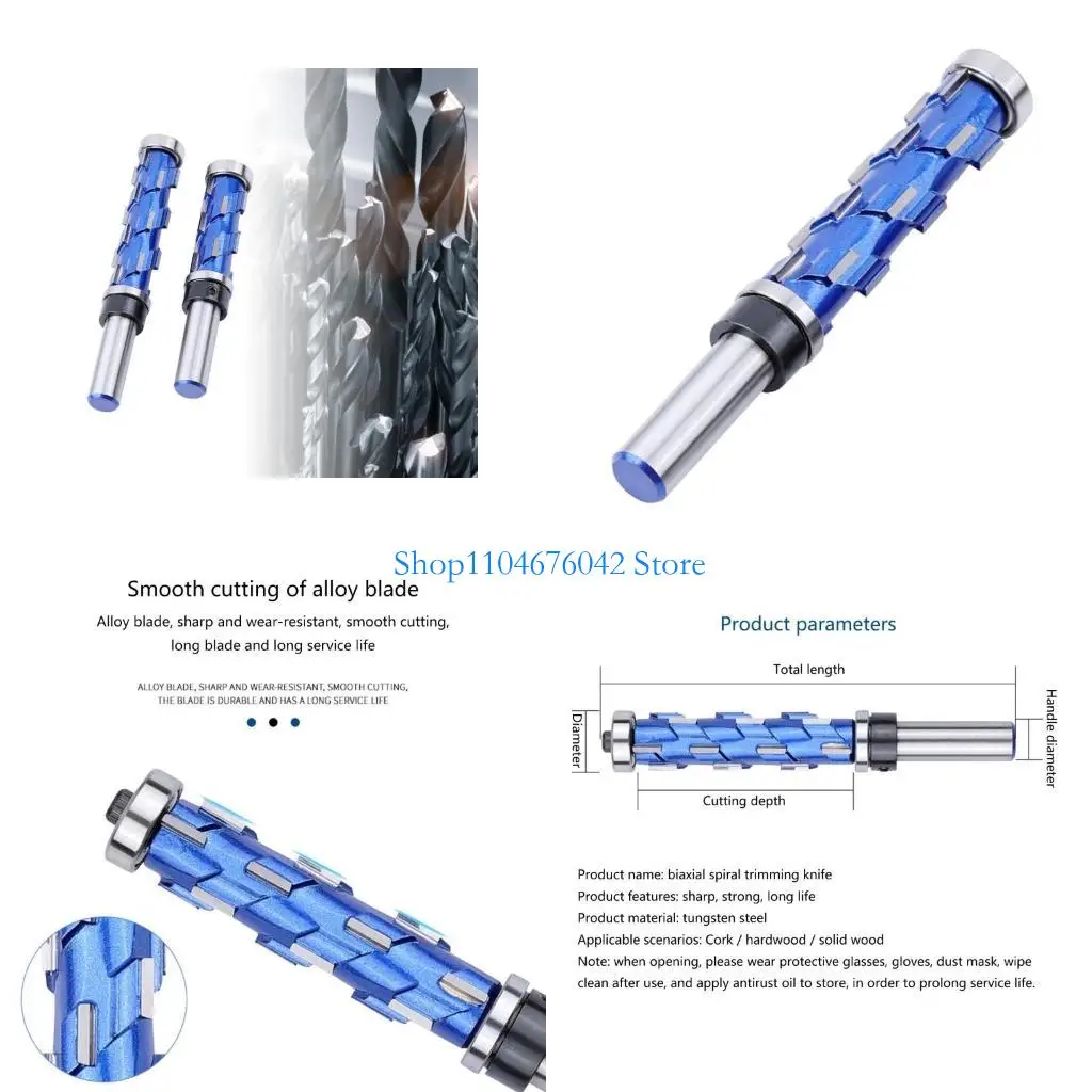 

5asd 12.7mm Shank Trimming Bit Milling Tools Woodworking Mill Cutter For Wood Router Bit