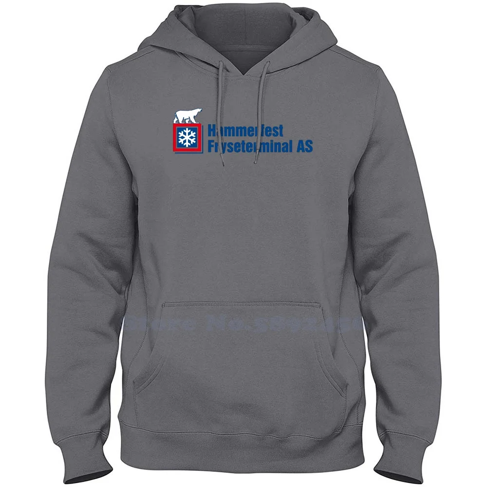 

Hammerfest Fryseterminal Casual Clothing Sweatshirt 100% Cotton Graphic Hoodie