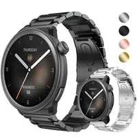 22mm Watch Bracelet Strap for Amazfit Balance Smartwatch Stainless Steel Band for Huami Amazfit Balance Metal Correa Wristband