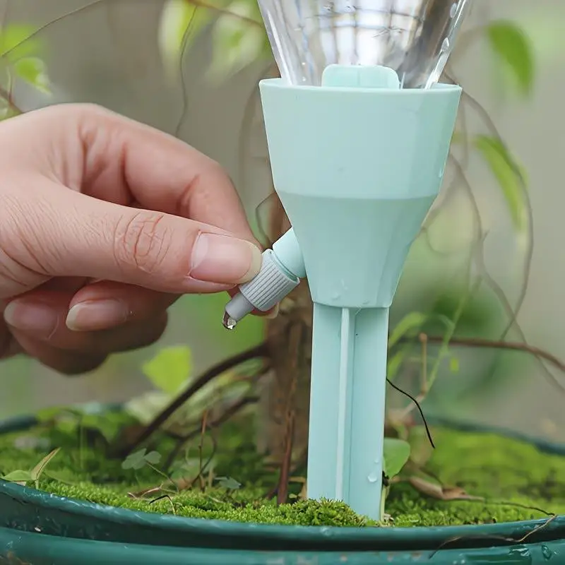 3/6pcs random pcs Automatic Watering Spike Set – Adjustable Drip Irrigation for Indoor/Outdoor Plants, Garden