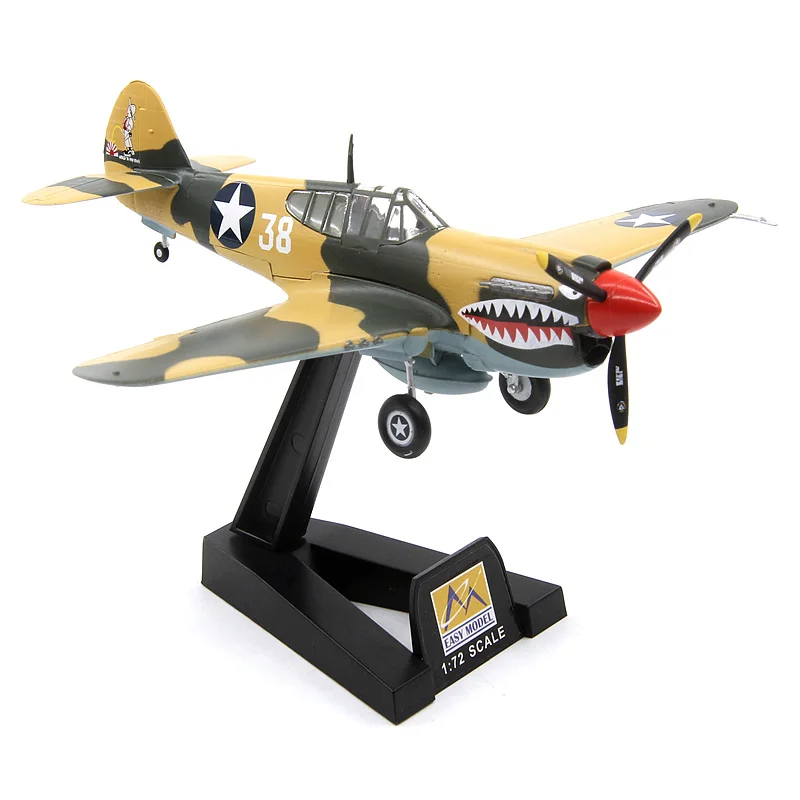 1/72 Scale 37274 U.S. Air Force P-40 E Tomahawk Militarized Combat Flying Tigers Aircraft Model Collection Toys Gifts