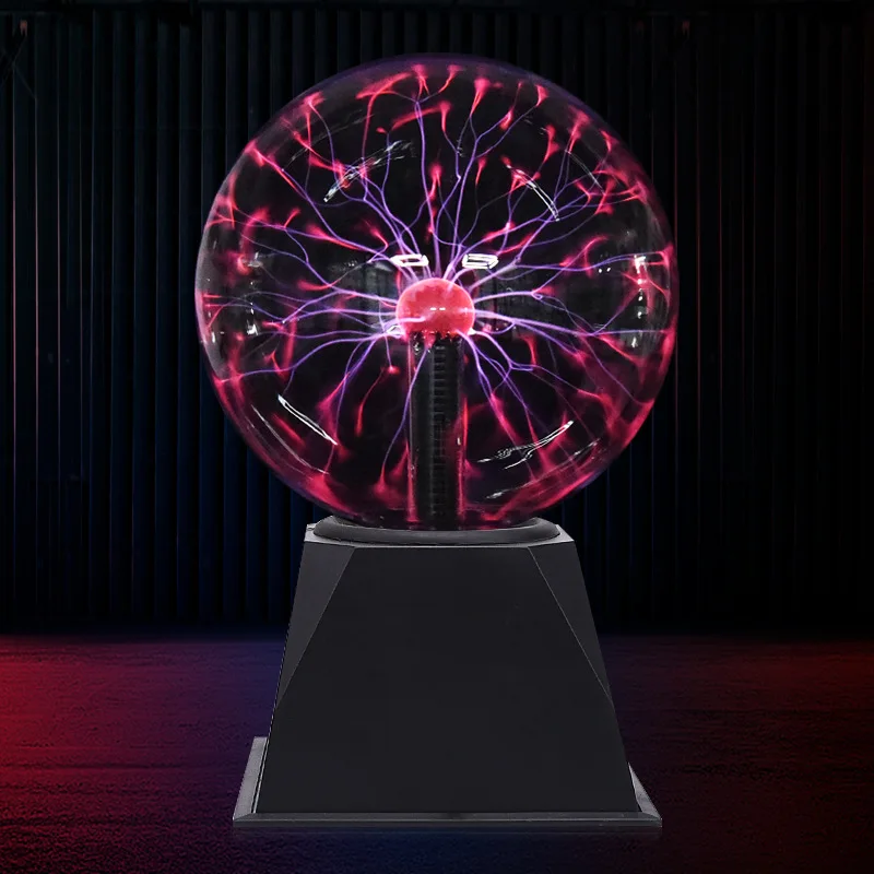 3/4/5/6/8Inch Novelty Magic Crystal Plasma Ball Touch Lamp LED Night Light Kid Birthday Christmas Gift Decor Electrostatic Flash
