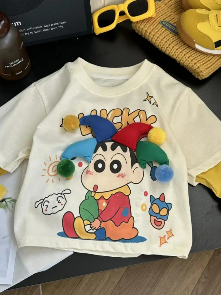 قميص قطني طويل الأكمام للفتيات الصغيرات بطباعة ثلاثية الأبعاد، ملابس خريفية أنيقة للأطفال، قطن نقي، تصميم جديد لعام 2025