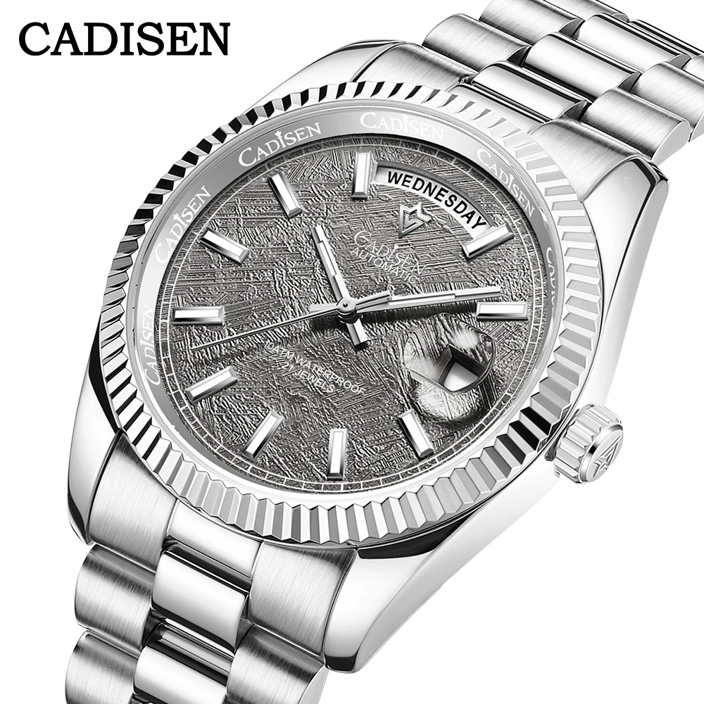 

CADISEN DD40 Men Watches Business Luxury Automatic Watch Men AR Sapphire Glass Mechanical Wristwatch Men 10Bar MIYOTA 8285