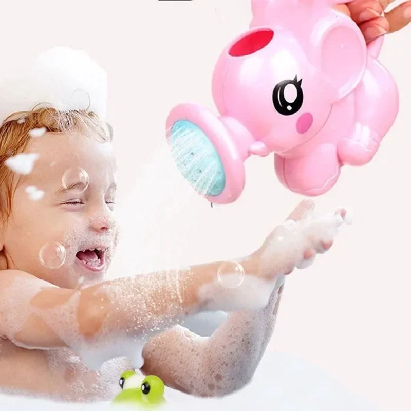 Baby Bad Spielzeug Nette Kunststoff Elefant Form Wasser Spray für Baby Dusche Schwimmen Spielzeug Baby Kinder Spielzeug игрушки для детей jouet bebe