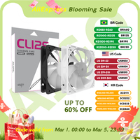 AIGO CL12S Computer Case Fan Rainbow Led Lighting 120mm 4Pin PC Cooling Fan Low Noise Water Cooling Ventilador