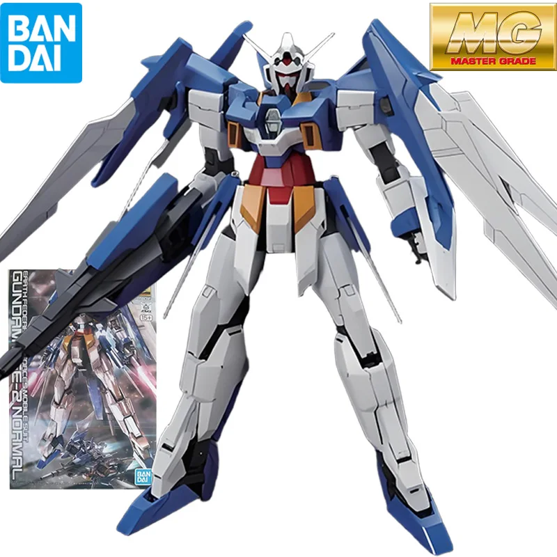 

Bandai Original MG Master Grade Series MG158 AGE-2 Gundam Standard Type Assemble Assembly Figures Model Toys Collectible Model