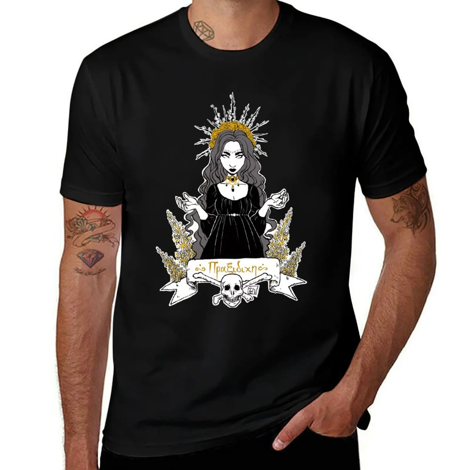 

Persephone Praxidike T-Shirt black cotton t-shirt plain for man package t shirt man cotton t shirt man designer T-shirt