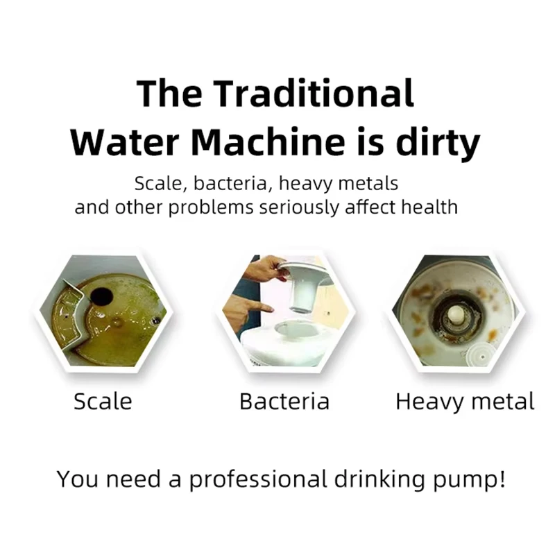 220V/110V Portable Household Electric Water Pump Bottled Water Dispenser Gallon Drinking Water Bottle Switch Water Pump
