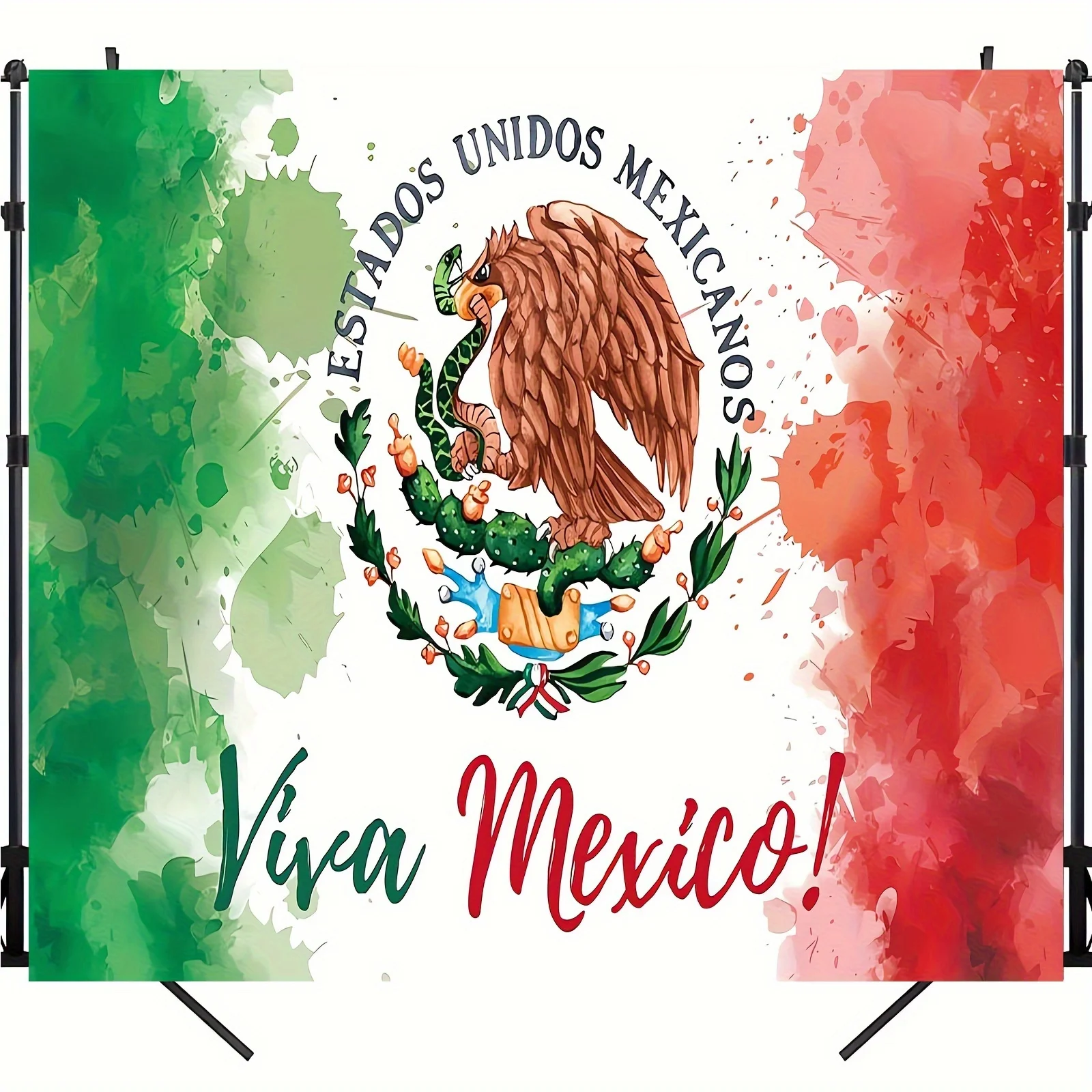 Mexican background banner Independence Day party photography background wall decoration, party decoration supplies