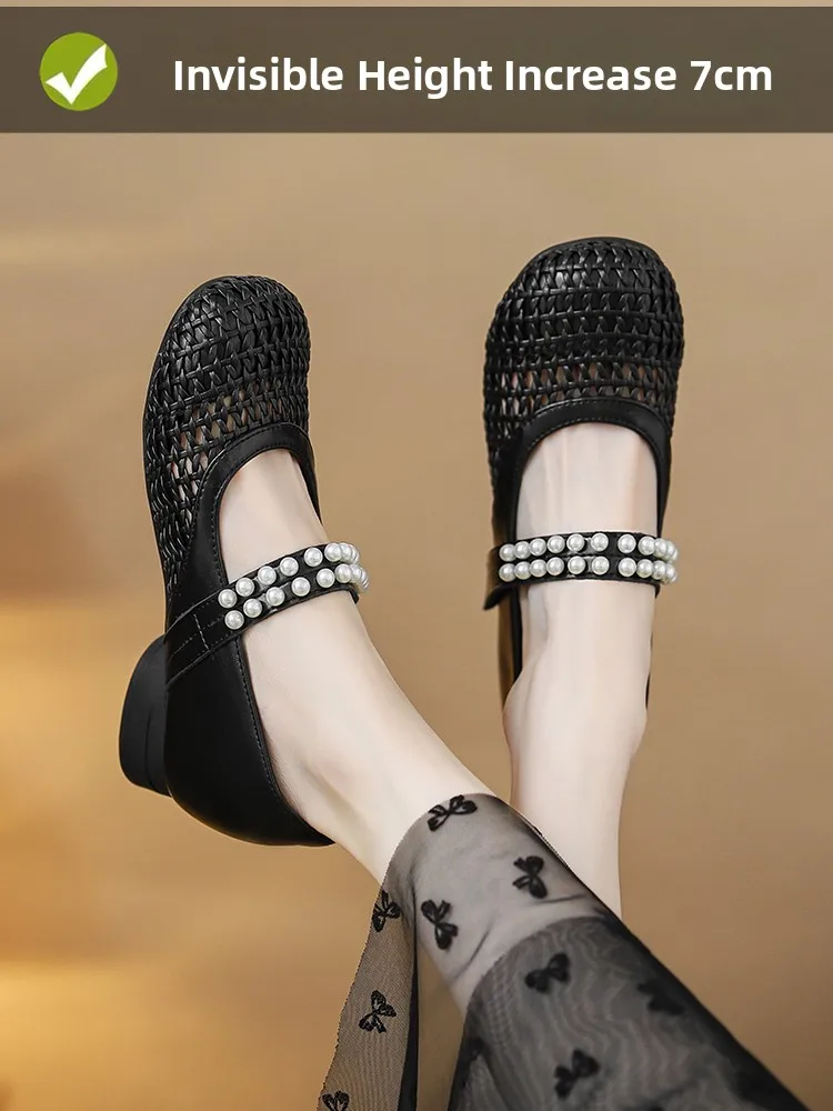 women's-hollow-out-knit-mary-jane-shoes-breathable-slip-on-fashion-sneakers-with-pearl-embellishment-casual-comfortable-footwear