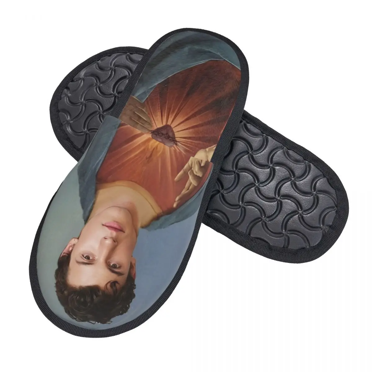 Shawn Mendes Singer Winter Cotton House Slippers Bedroom Cozy Memory Foam Slippers Anti Slip