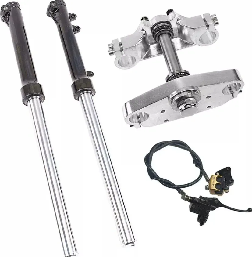 

25" Front Forks Triple Tree Clamps Disc Brake for Dirt Pit Bike SSR 70 110 125cc