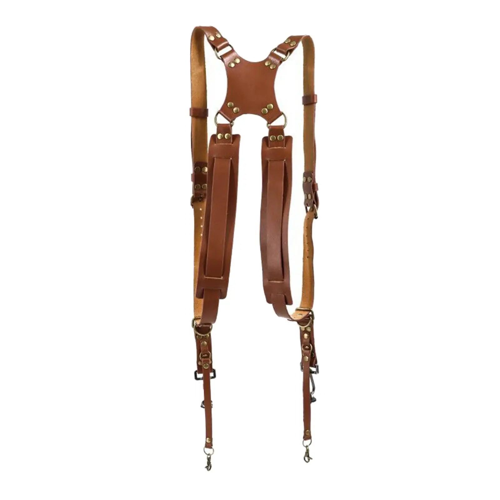 Cowhide Camera Strap Accessories for Two Cameras Shoulder Harness