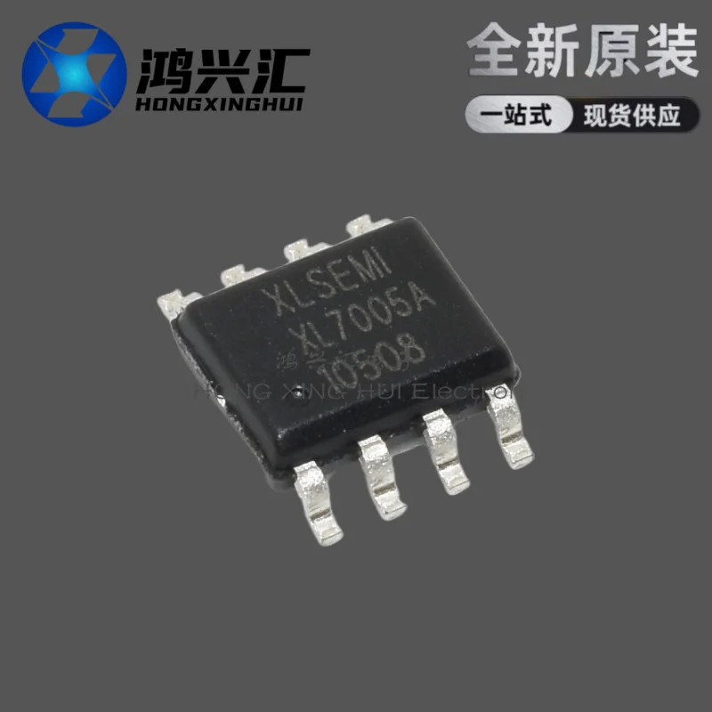 (10PCS) New/Original XL7005A SOP-8 0.4A1.25-20V 150KHz Step-Down DC Converter Chip