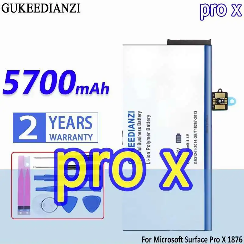 

Laptop Battery For Microsoft Surface Pro X 1876 G3HTA056H 5700Mah Long-Lasting Performance