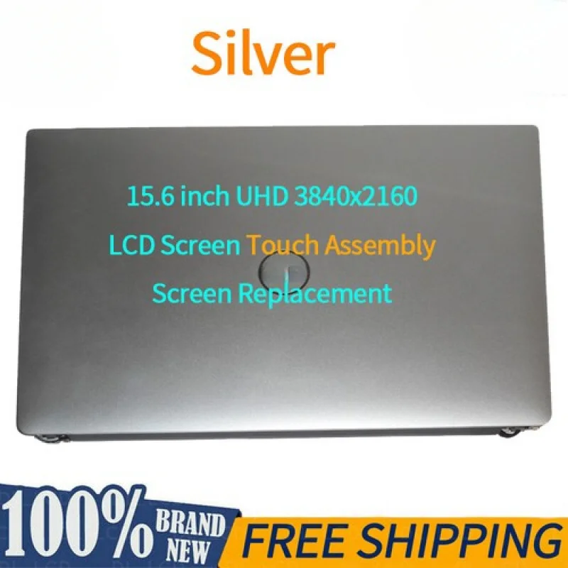 

A++15.6" for Dell XPS 15 9570 LCD Screen Touch Digitizer Complete Assembly Silver