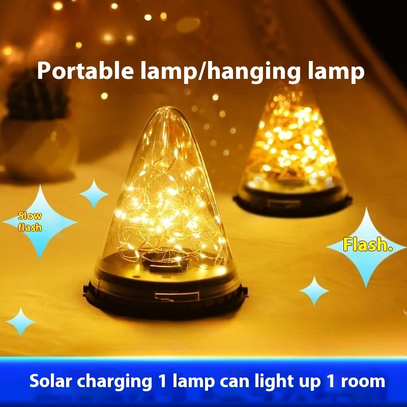 

Led Solar Lamps, Outdoor Tree Camping Lamps, Waterproof Decorative Chandeliers, Courtyard and Garden Lamps