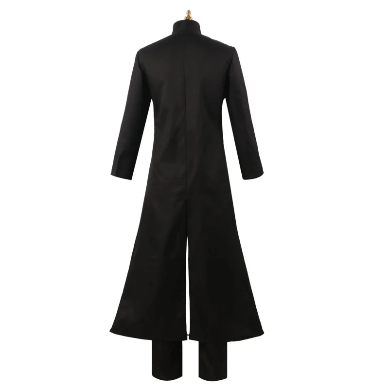 Costom Made Matrix Cosplay Costume Neo Black Men Women Long Trench Coat Jacket Uniform Halloween Party Stage Performance Suit